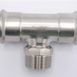 T-kus, lisovací F/M(závit vnější)/F 42_1 1/4"_42