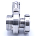 Stainless steel butterfly valves with sanitary union DIN 11851| DN15-DN65