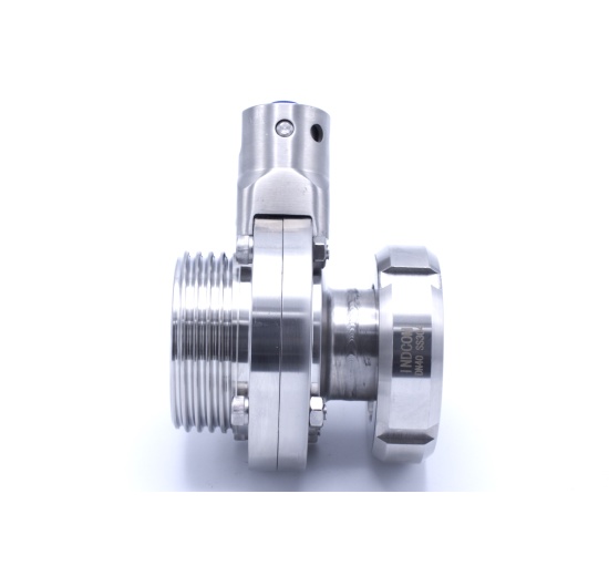 Stainless steel butterfly valves with sanitary union DIN 11851| DN15-DN65