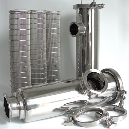 Tubular filter, CLAMP connection DN50 (collar clamp 64mm)