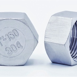 Stainless steel end cap, threaded, type 326 1"