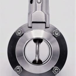 Stainless steel butterfly valve, welded type S-S | DN40