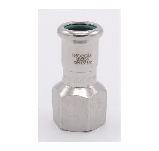 Pressing Reducer Stainless Steel / internal thread (threaded adapter) |15 mm_1/2"