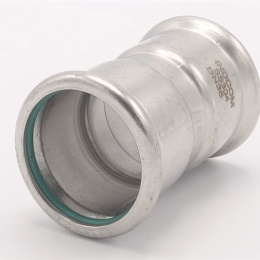 Coupling Press Fittings, Stainless Steel, F/F F 35 mm
