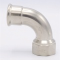 Elbow 90°, Press Fittings, F/internal thread 35 mm_1 1/4"