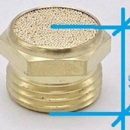 Silencer bronze | 3/8”