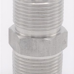 stainless steel  Threaded adapter NPT / G_ M/M |1/2"x1/2"