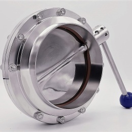 Stainless Steel Butterfly Valve, Welded, type S-S DN150