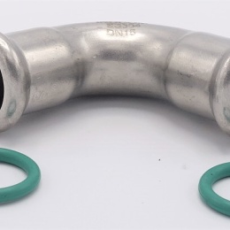 Elbow 90°, Press Fittings, F/F 15 mm
