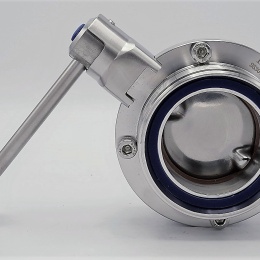 DN65 Stainless Steel Butterfly Valve, Threaded, type G-G