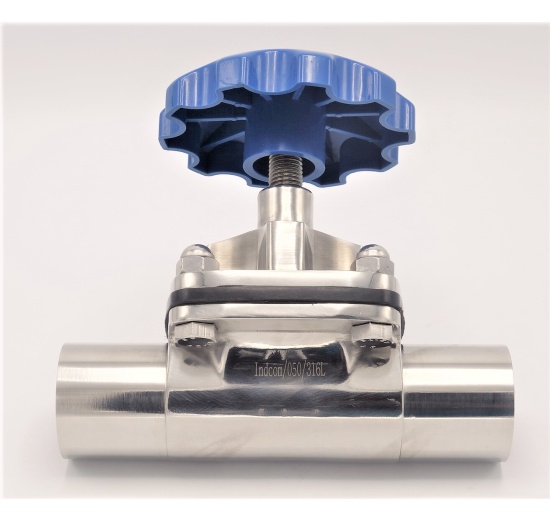 Diaphragm valve, welded S-S, VMQ| DN50