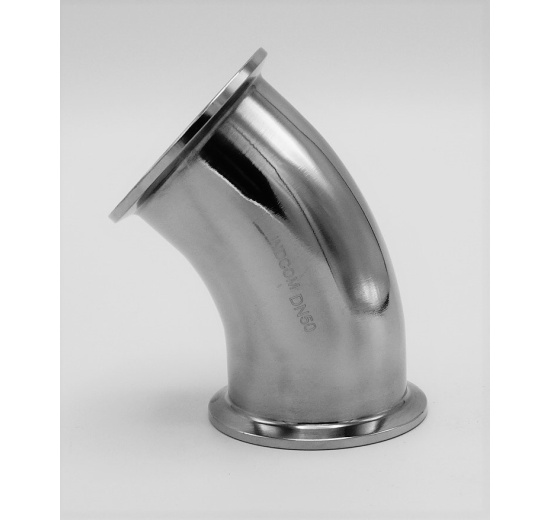 Elbow Clamp 45° DN50 (52x1,5mm, Clamp Collar 64mm)