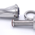 Stainless steel sanitary Y-filter Clamp with inner sieve