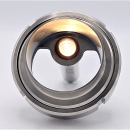 Union Sight Glass with lighting LED, welded, DN80