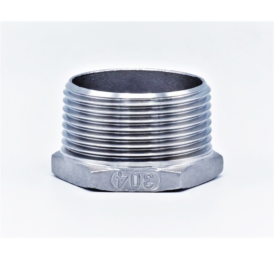 Threaded Reducer M/F / with Hexagon / Type 325, 5/4"x1", stainless steel