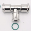 T Piece, Press Fittings, reduced F/F/F 18_15_18