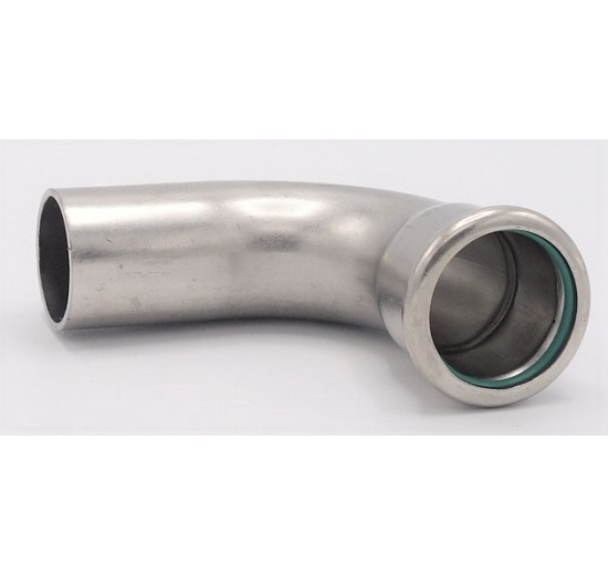 Elbow 90°, Press Fittings, F/M 28 mm, material stainless steel