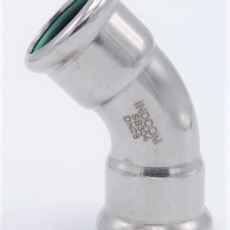 Elbow 45° (arch), Press Fittings, F/F 28 mm