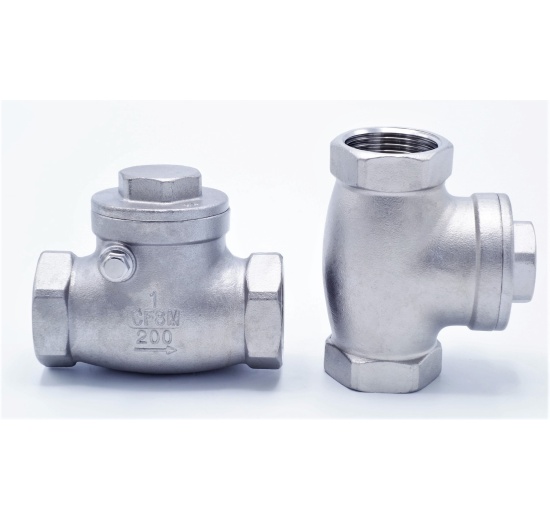 Stainless steel check valve, floating, threaded | 1"