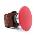 Emergency switch, red button 60 mm