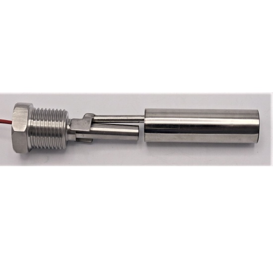 Magnetic float level sensor - stainless steel