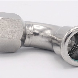 stainless steel Elbow 90°, Press Fitting, F/internal thread 18 mm_3/4"