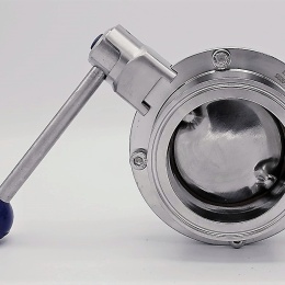 Stainless steel butterfly valves, CLAMP type C-C DN80(K106)