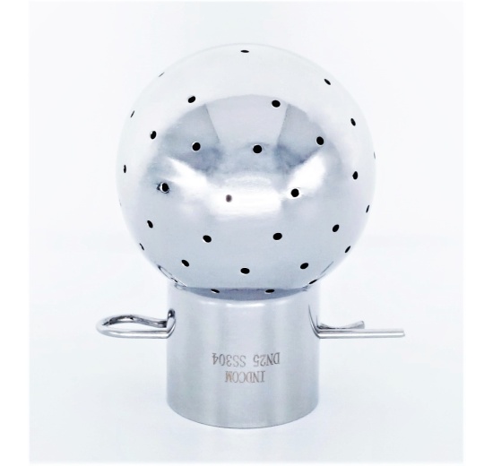 Fixed Cleaning Ball, on Split Pin, Ball Diameter 53 mm  28.2/32 mm, hole 1,6 mm