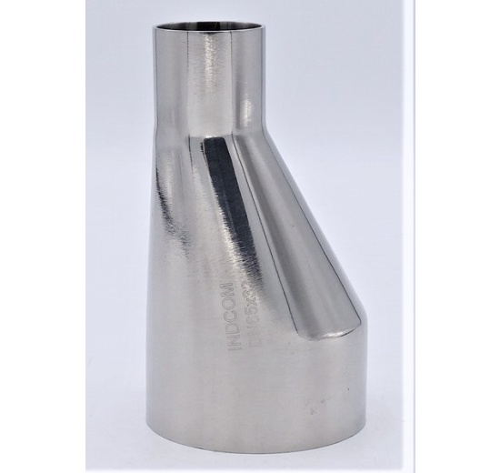 Eccentric reducer, welding, long DN 65/32