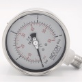 Stainless steel pressure gauges - the bottom (radial) connection, dial 100 mm 0 - 4 bar (1/2")