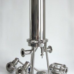 Stainless steel filter housing, candle filtration, food and beverage industry filtration equipment