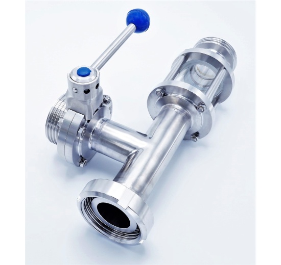 Stainless Steel Butterfly Valve, threaded / welded type G-S DN20