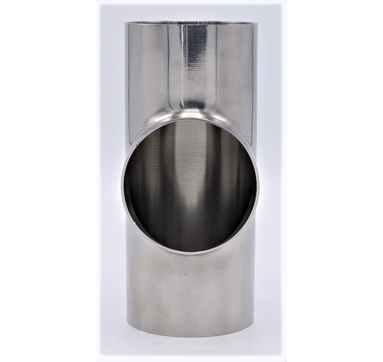 stainless steel T-piece, Short, Welded DN65