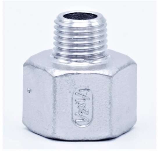 Threaded reducer M/F / with hexagon / type 325, 1/2"x1/4"