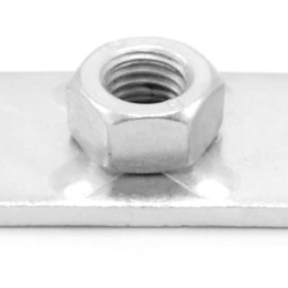 Base Plate With Nut Galvanized
