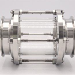 Straight sight glass, clamp C-C DN80 (clamp collar 106mm)