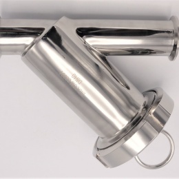 Stainless Steel Sanitary Y- filter, Clamp DN40