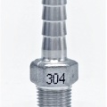 Hose nipple extension / hose end with hexagon / type 337 1/8"