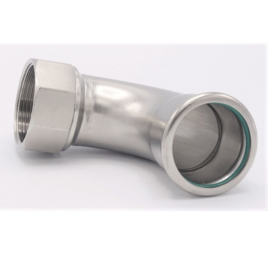 Elbow 90°, Press Fittings F/internal thread 42 mm_1 1/2"