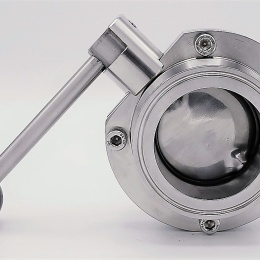 Stainless steel butterfly valves, CLAMP type C-C | DN65_180 (K91)