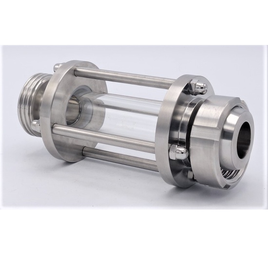 Sight Straght Glass, union-thread throat K/M-G | DN25