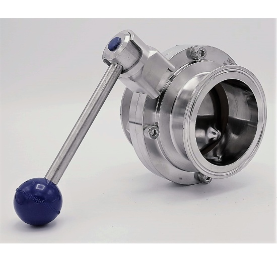 Stainless steel butterfly valves, CLAMP type C-C DN80(K106)