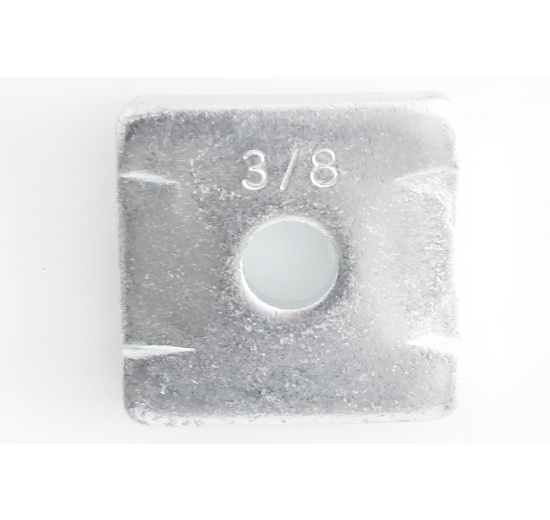 Square washer galvanized, montage and anchor system