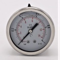 Stainless steel pressure gauges - the back (coaxial) connection 0 - 1 bar 1/4”