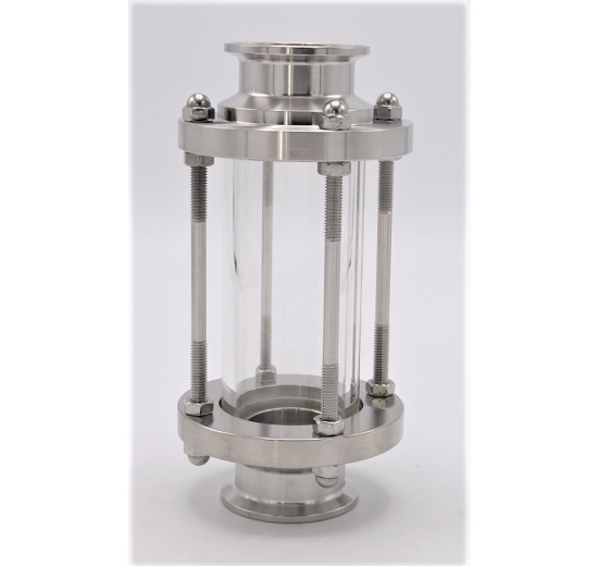 Straight sight glass, Clamp C-C  Long