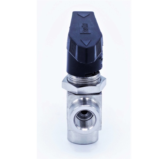 trojcestný m MINI Stainless Steel Ball Valve, Three- way, Threaded |1/8”