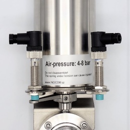 Pneumatically Operated Butterfly Valve, Threaded / Welded, type G-S DN20