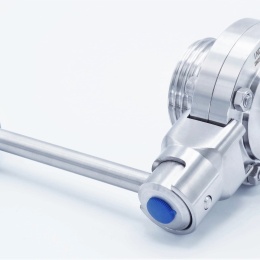 nerezová přímá klapka, závitová/navařovací typ G-S, DN 25