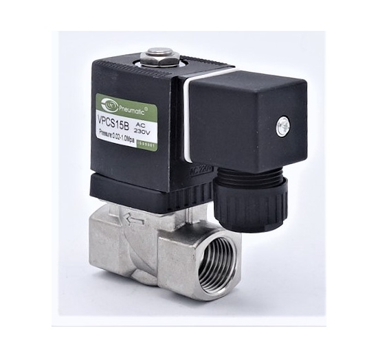 Stainless Steel Solenoid Valve 2/2, G 1/2" AC230V, NC