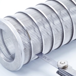 Stainless steel Filtration slotted sieve 0,5 mm for filter DN50